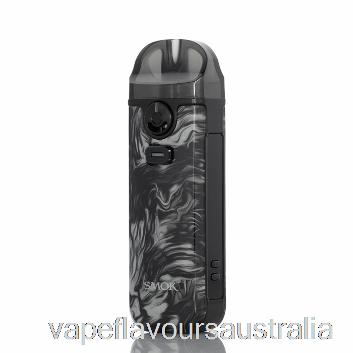Vape Nicotine Australia SMOK nord 4 80W Pod Kit Fluid Black Grey